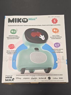 MIKO Mini+ Kids Learning Robot Toy - Mint Green